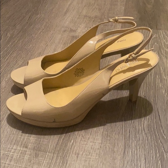 Tan Nine West Heels - Picture 4 of 4